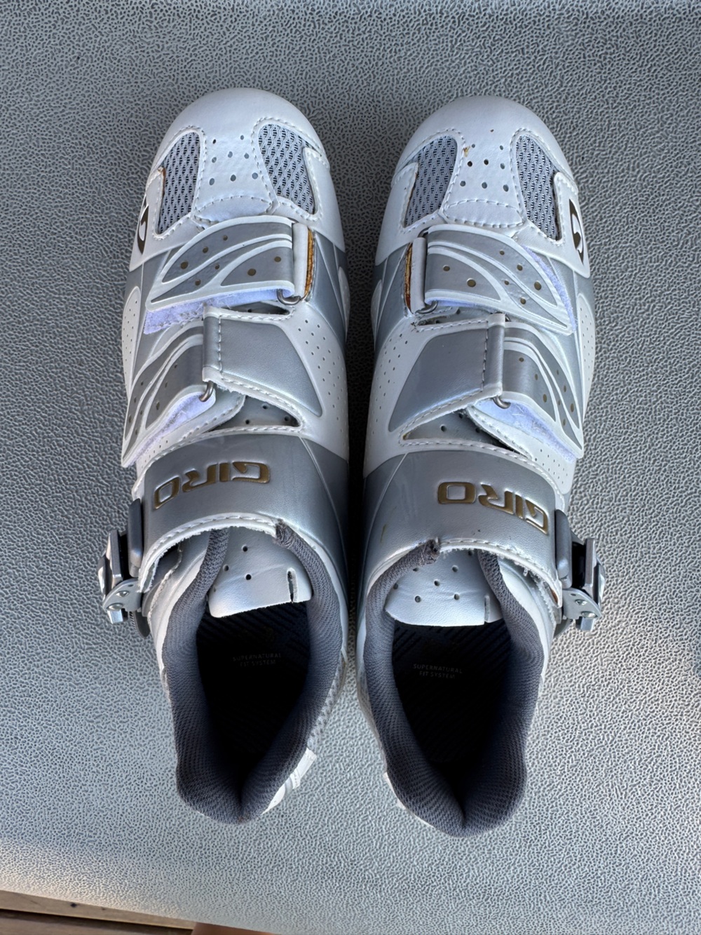 Giro Espada EC70 Women's Road Cycling Shoes Womens US 7.5 White/Silver